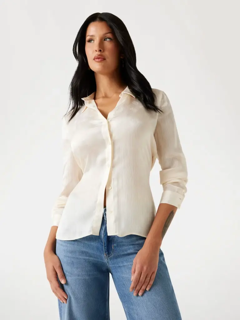 Camisa con logotipo Peony Guess (XS)