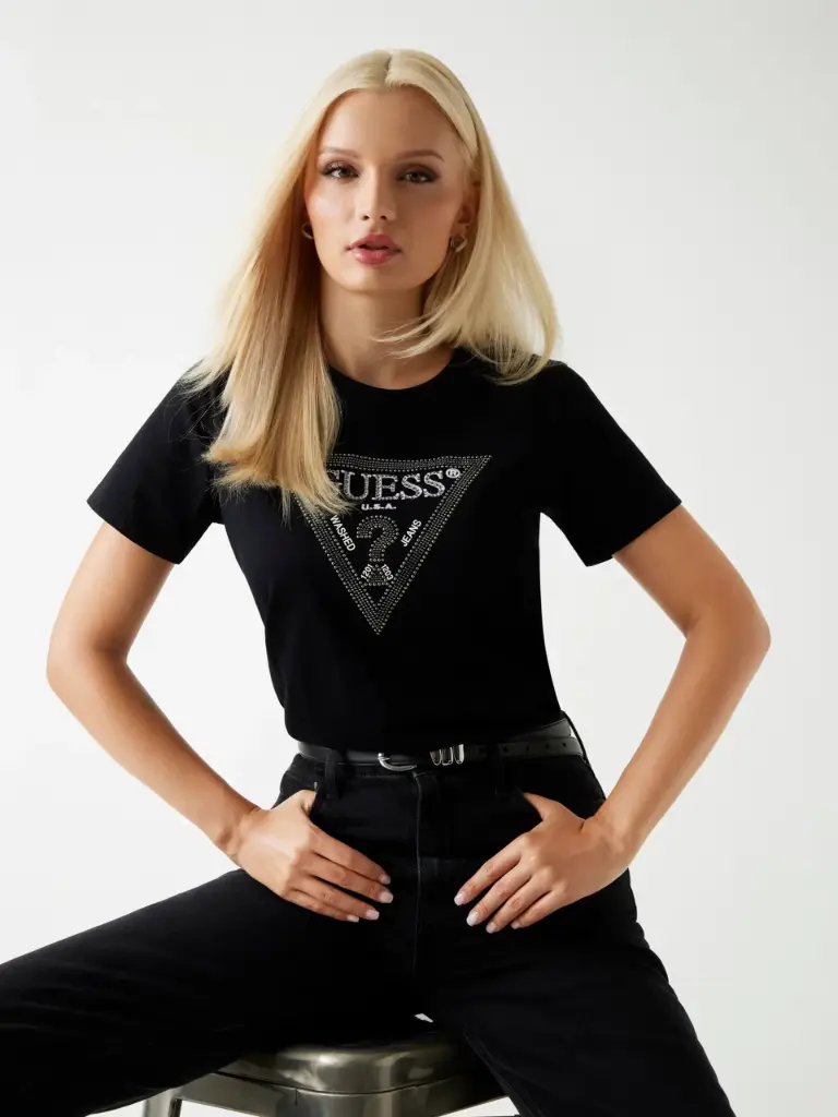 Camiseta Guess Strass (XS)