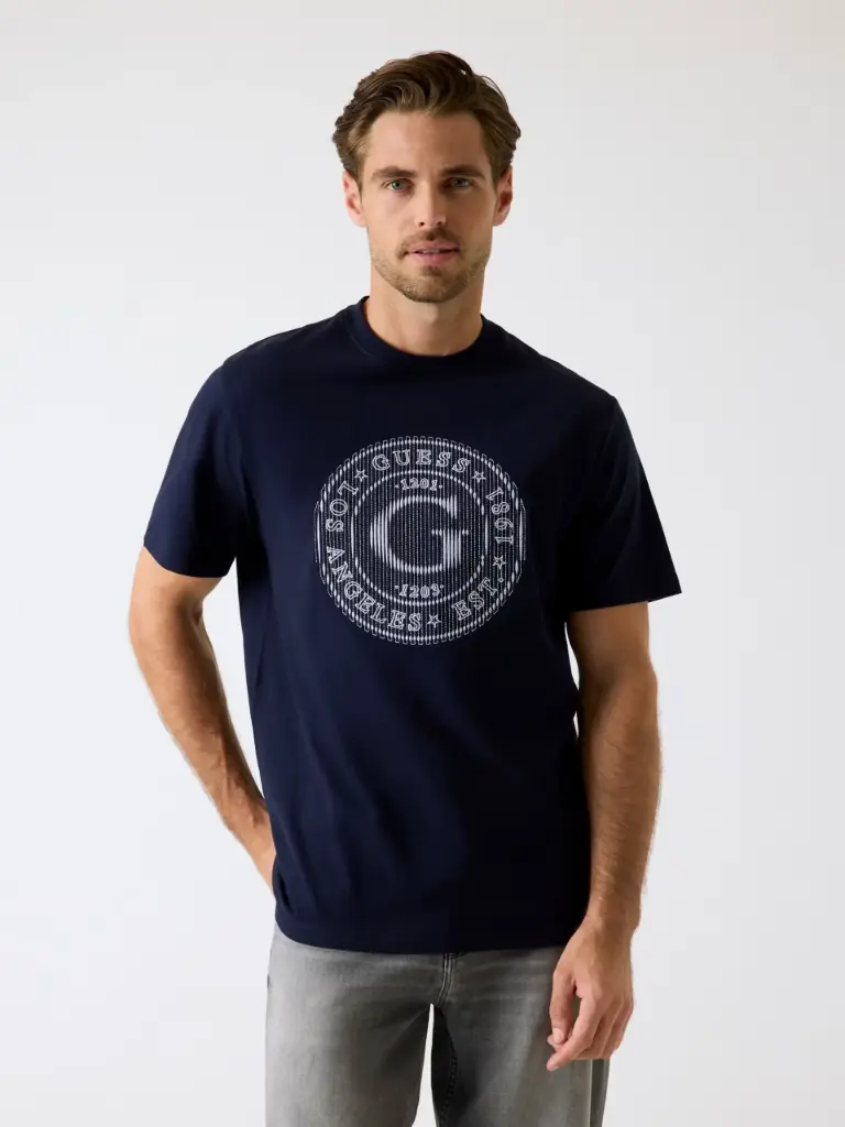 Camiseta con logotipo bordado  (S)