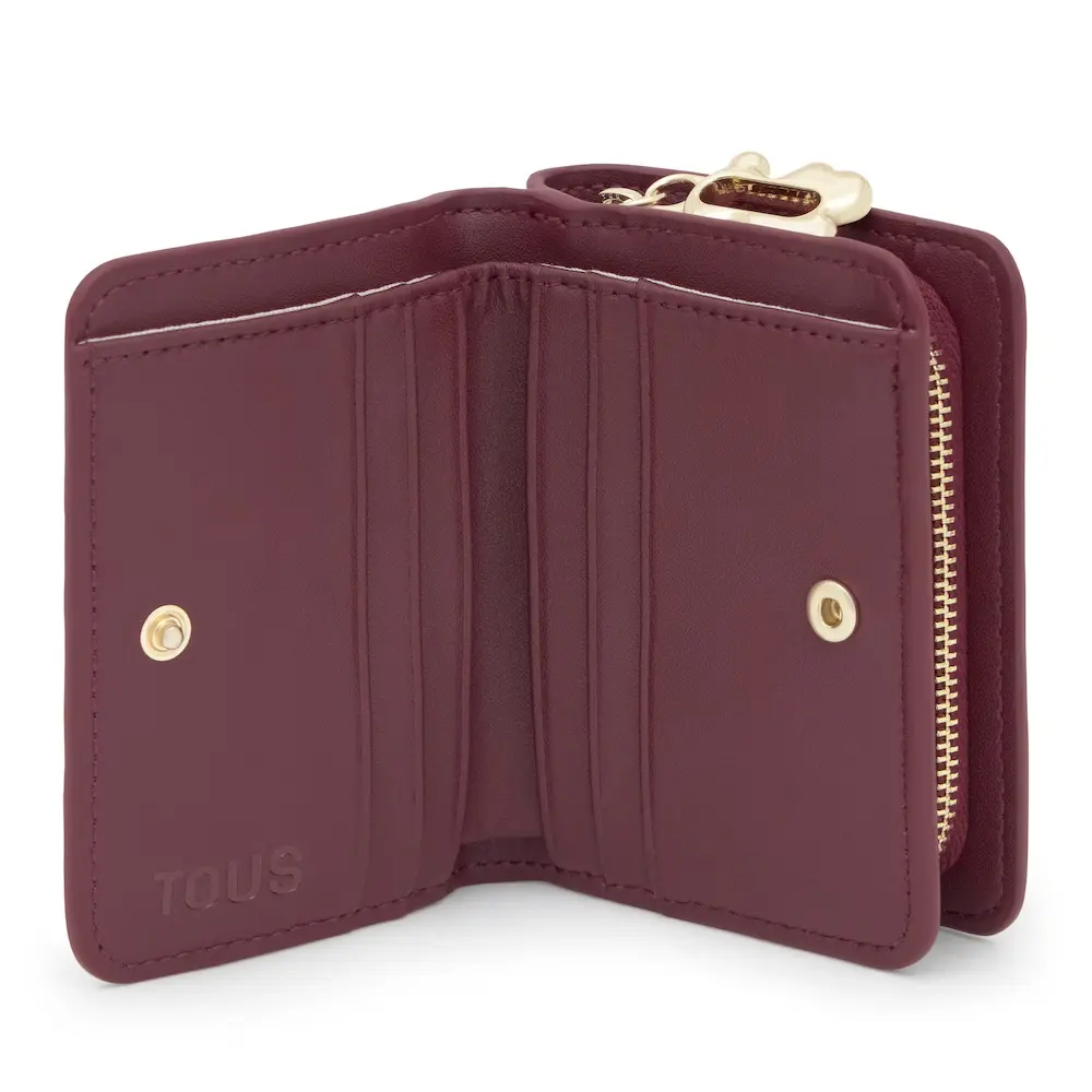 billetera m tous fold burdeos 