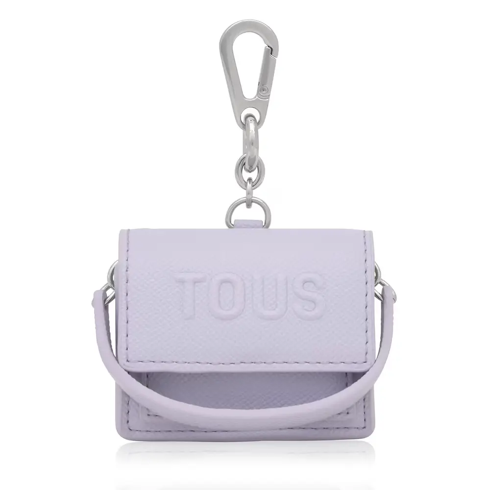 Llavero mini bandolera audree malva Tous