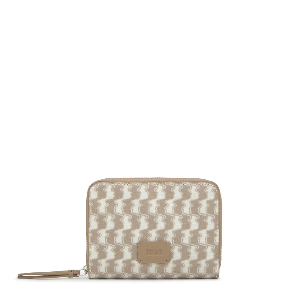 Monedero M Tous double way bear beige