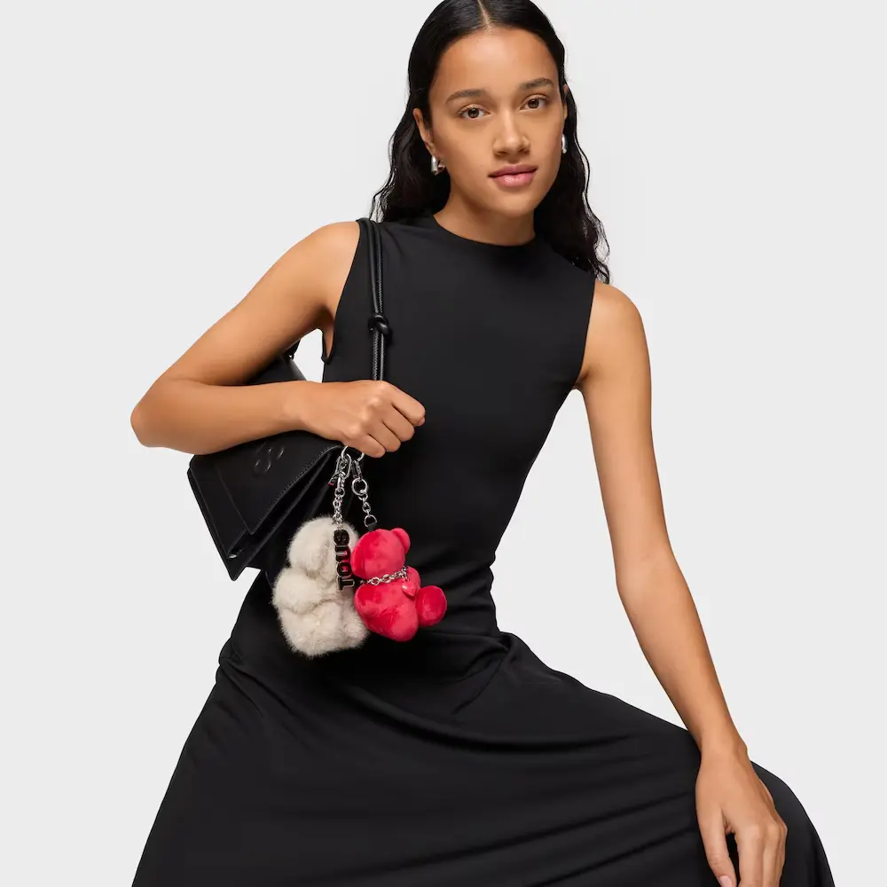 Llavero Bold Bear Velvet rojo Tous 