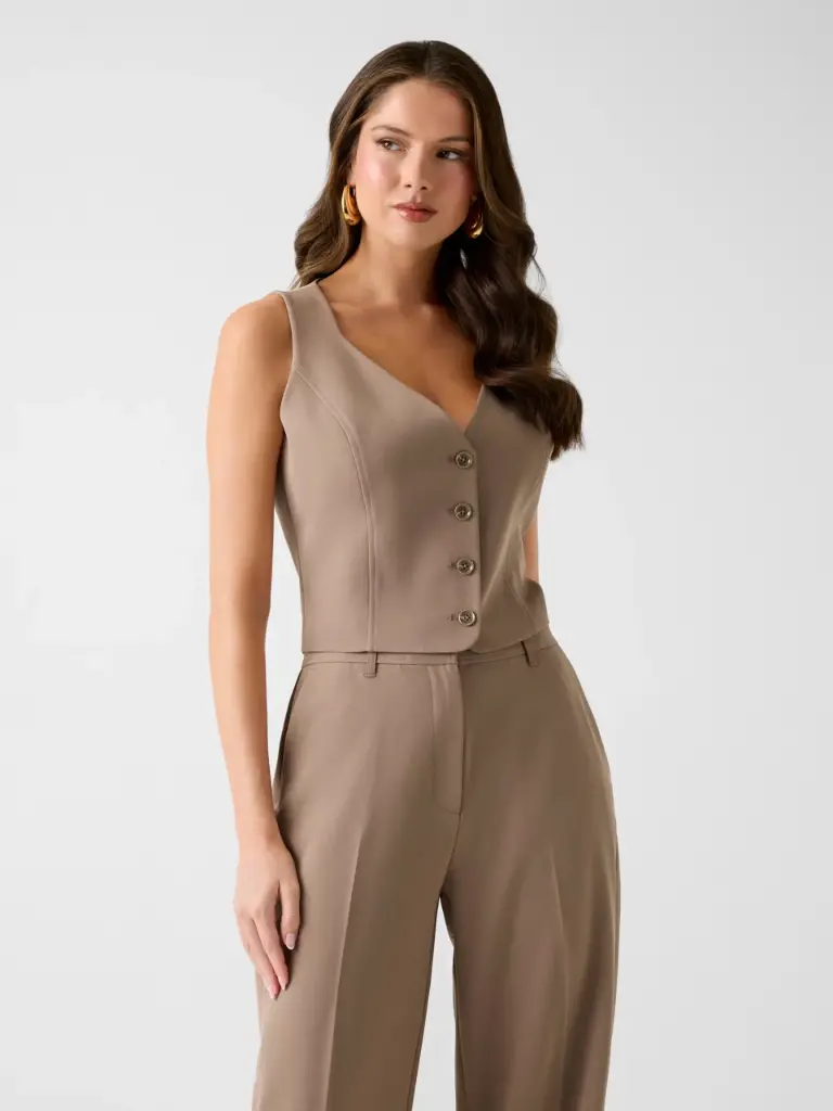 Chaleco entallado guess