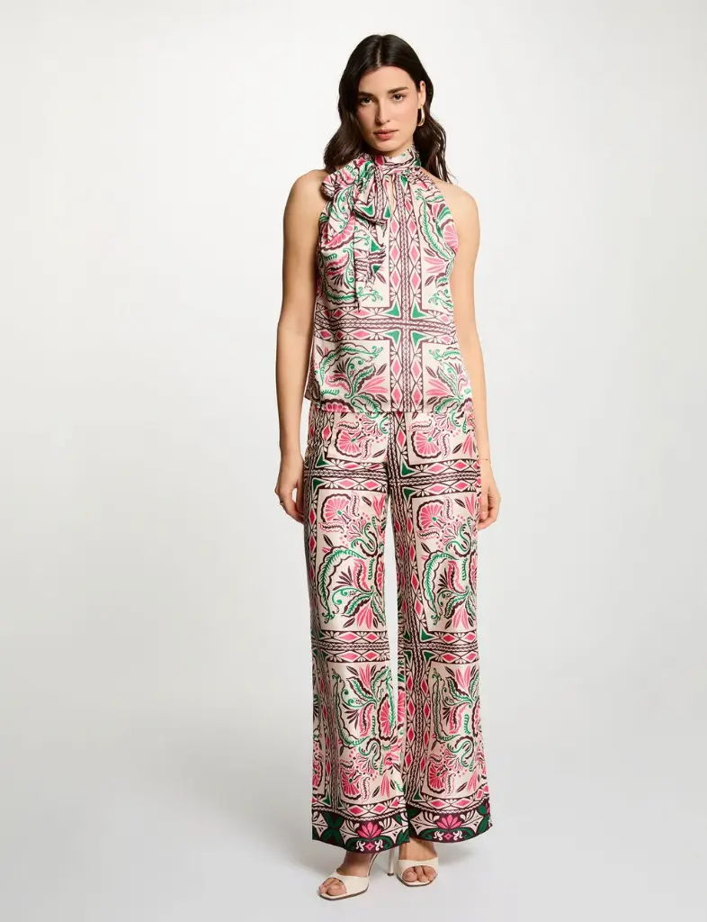 Pantalon satinado Morgan 