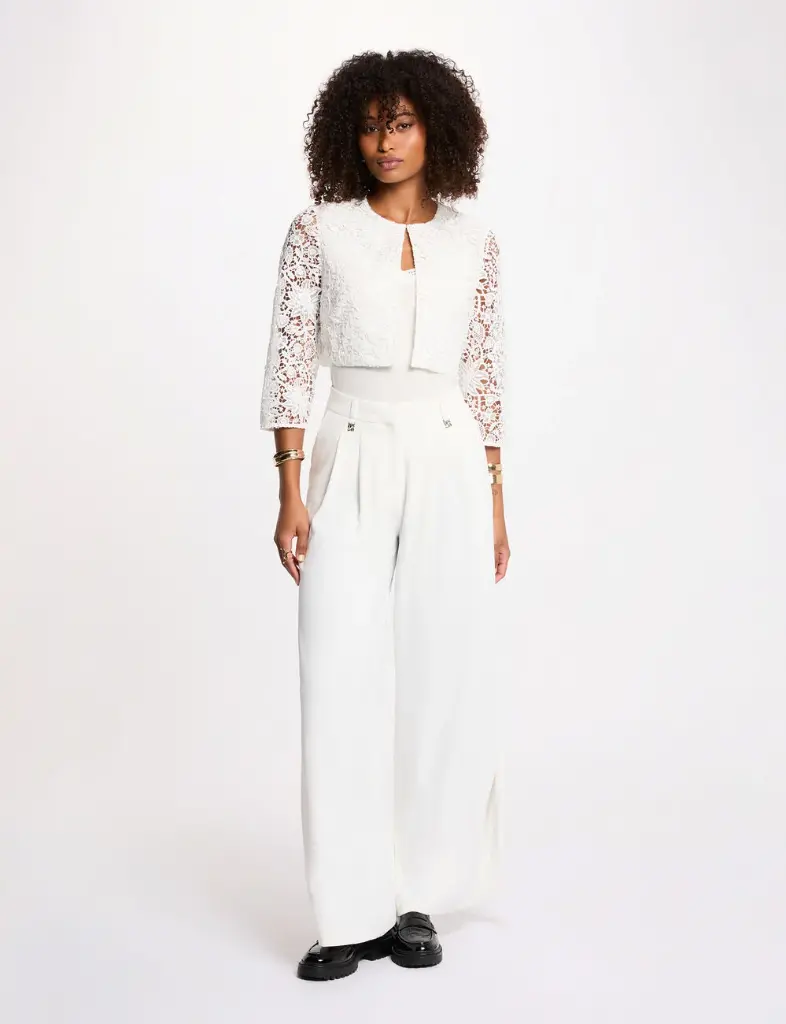 Bolero Blanco encaje Morgan
