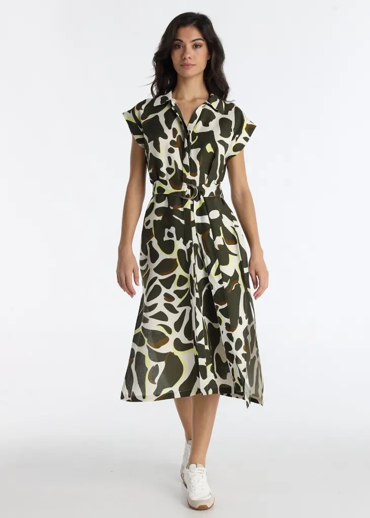 Vestido largo camisero lois  (S)