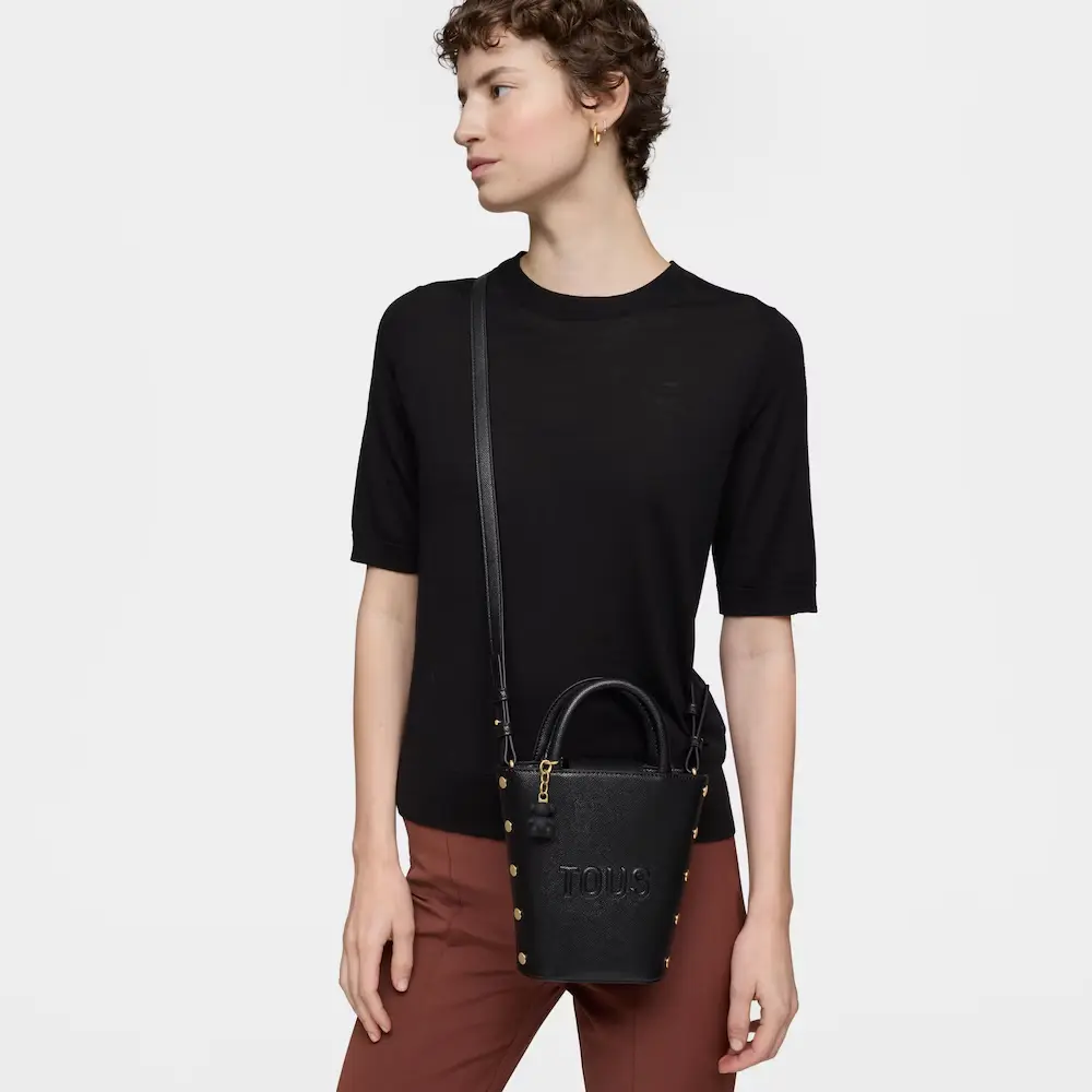 Mini cesta tous bag basics negra