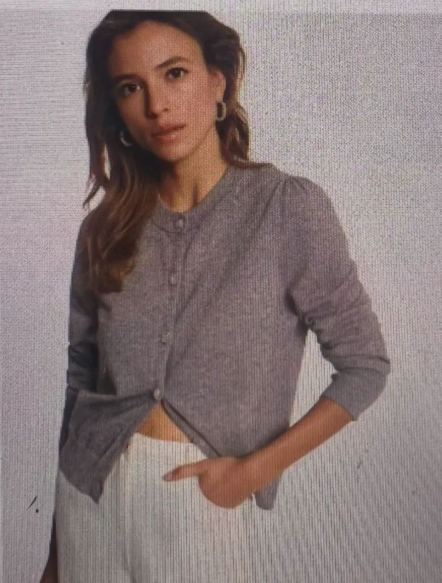 Cardigan Morgan gris moyet (M)