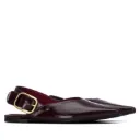 Zapato de mujer plano xty burdeos