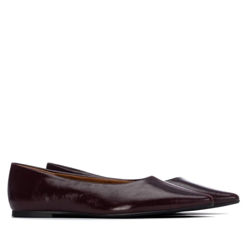 Zapato plano sra xty Burdeos (36)