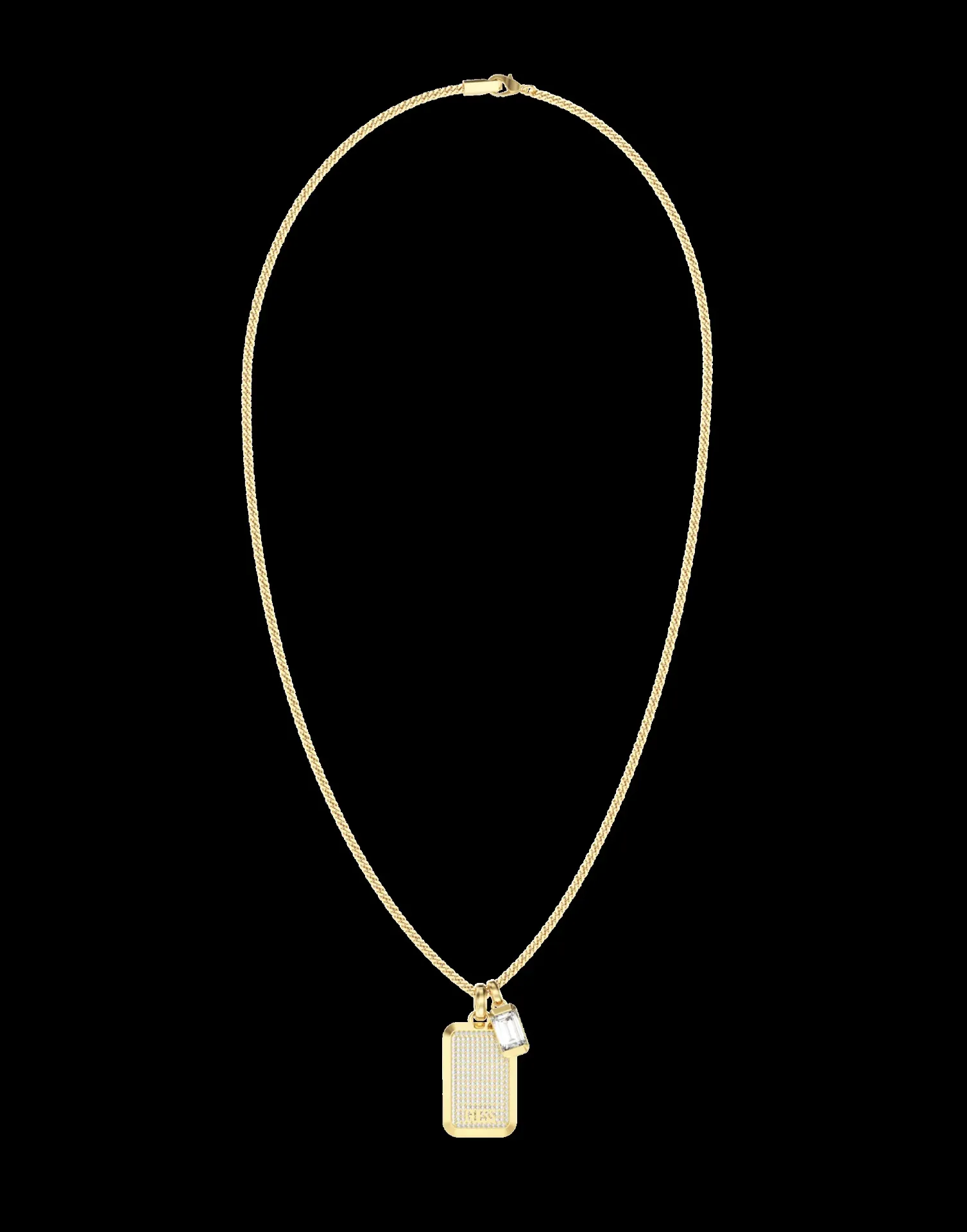 Colgante mas cadena con brillante