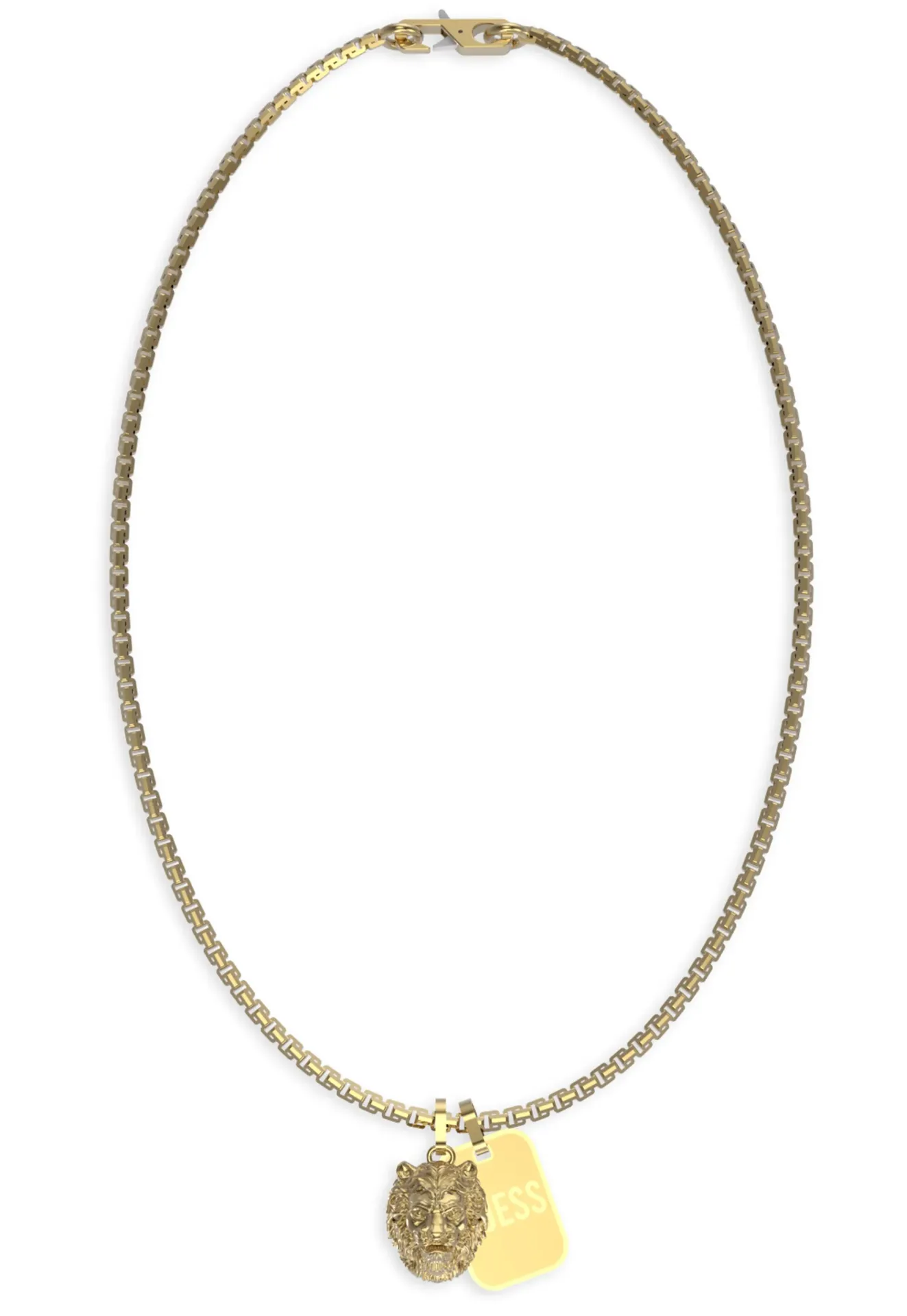 Colgante y cadena dorado