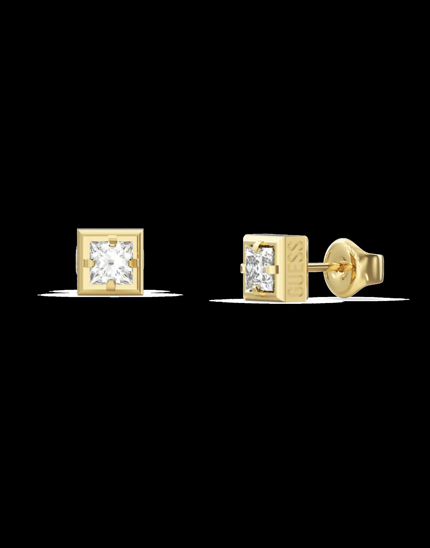 PENDIENTES GUESS DORADO CABALLERO