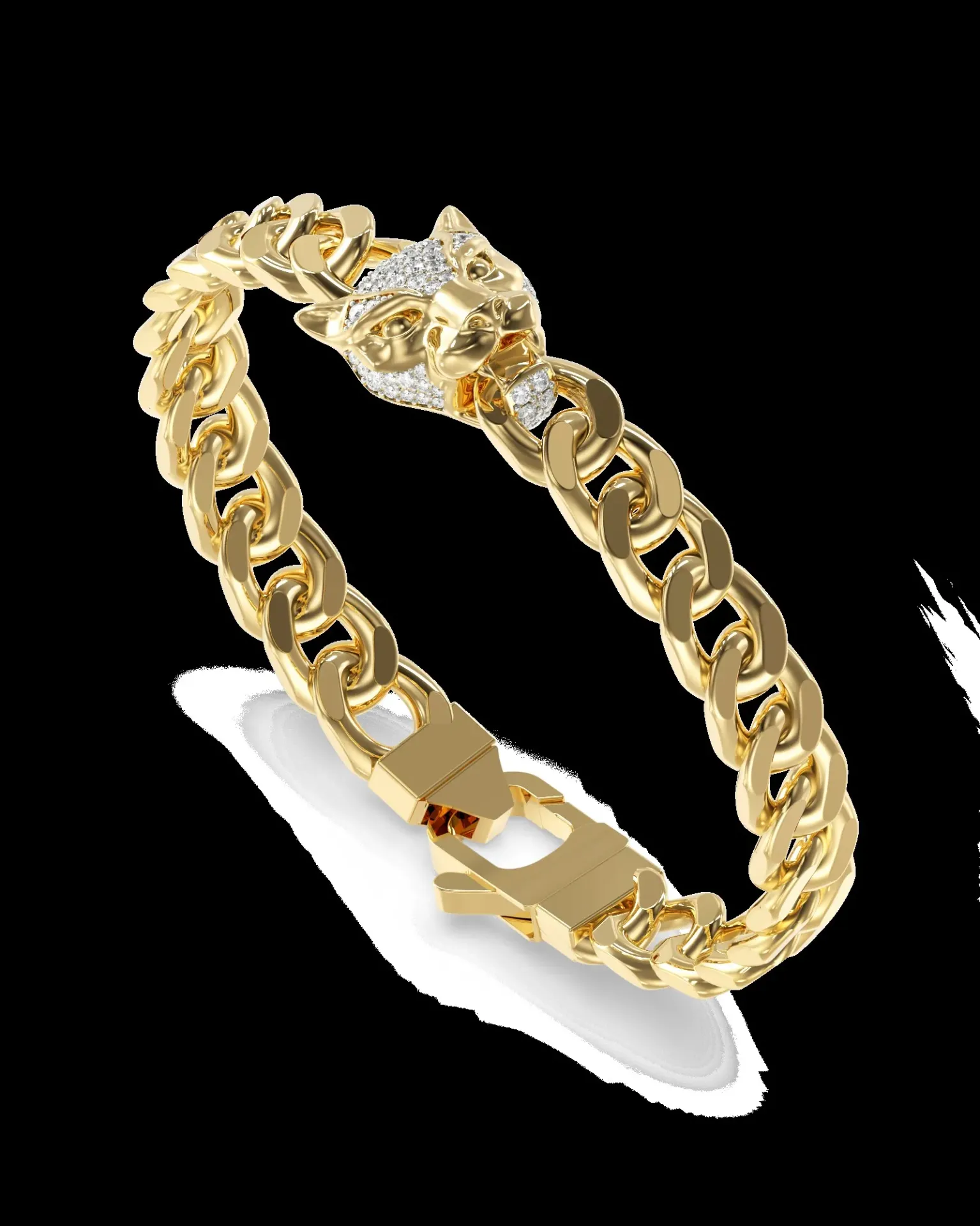 Brazalete dorado Guess