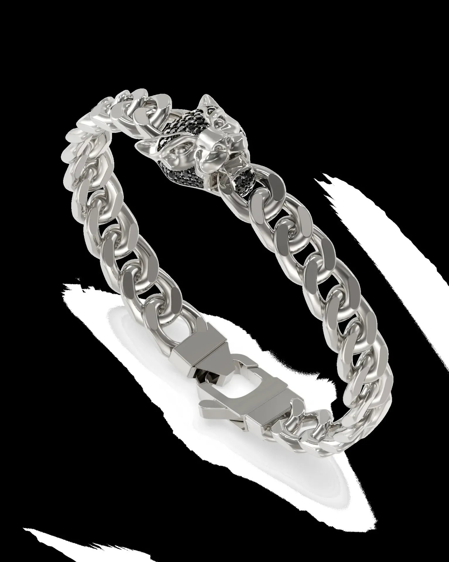 Brazalete Guess plateado