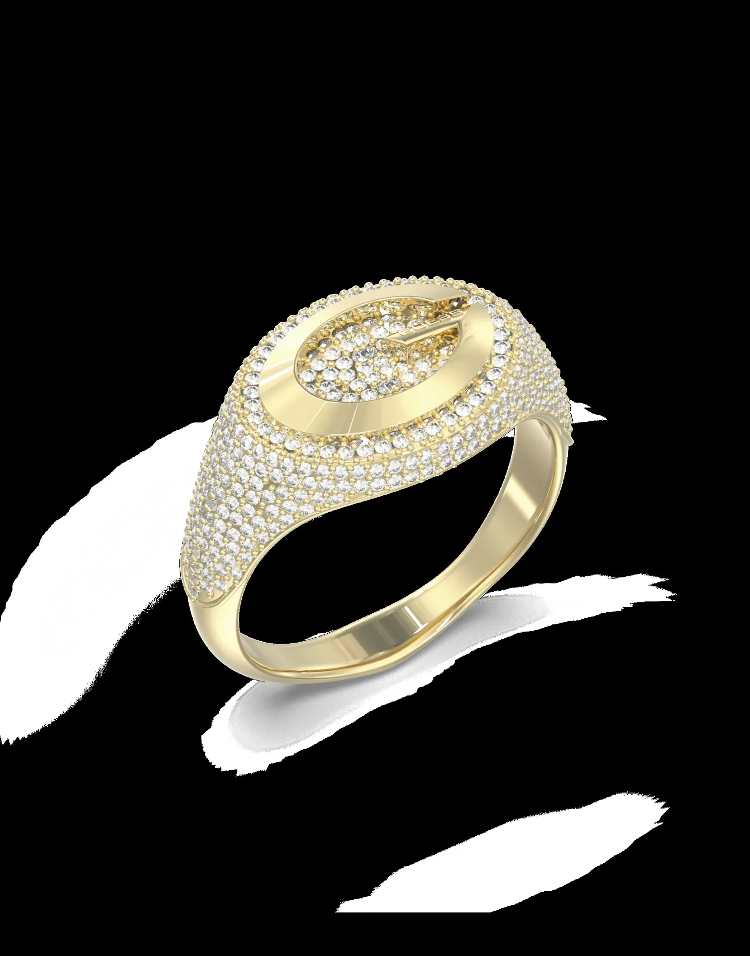 ANILLO GUESS DORADO
