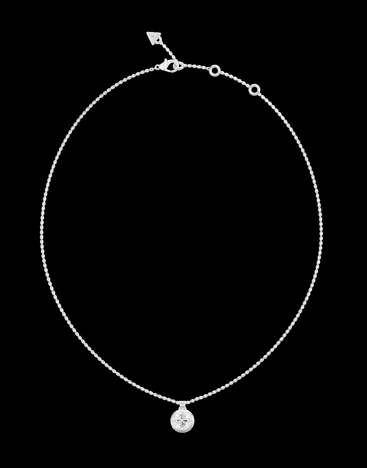 Colgante mas cadena Guess plateado
