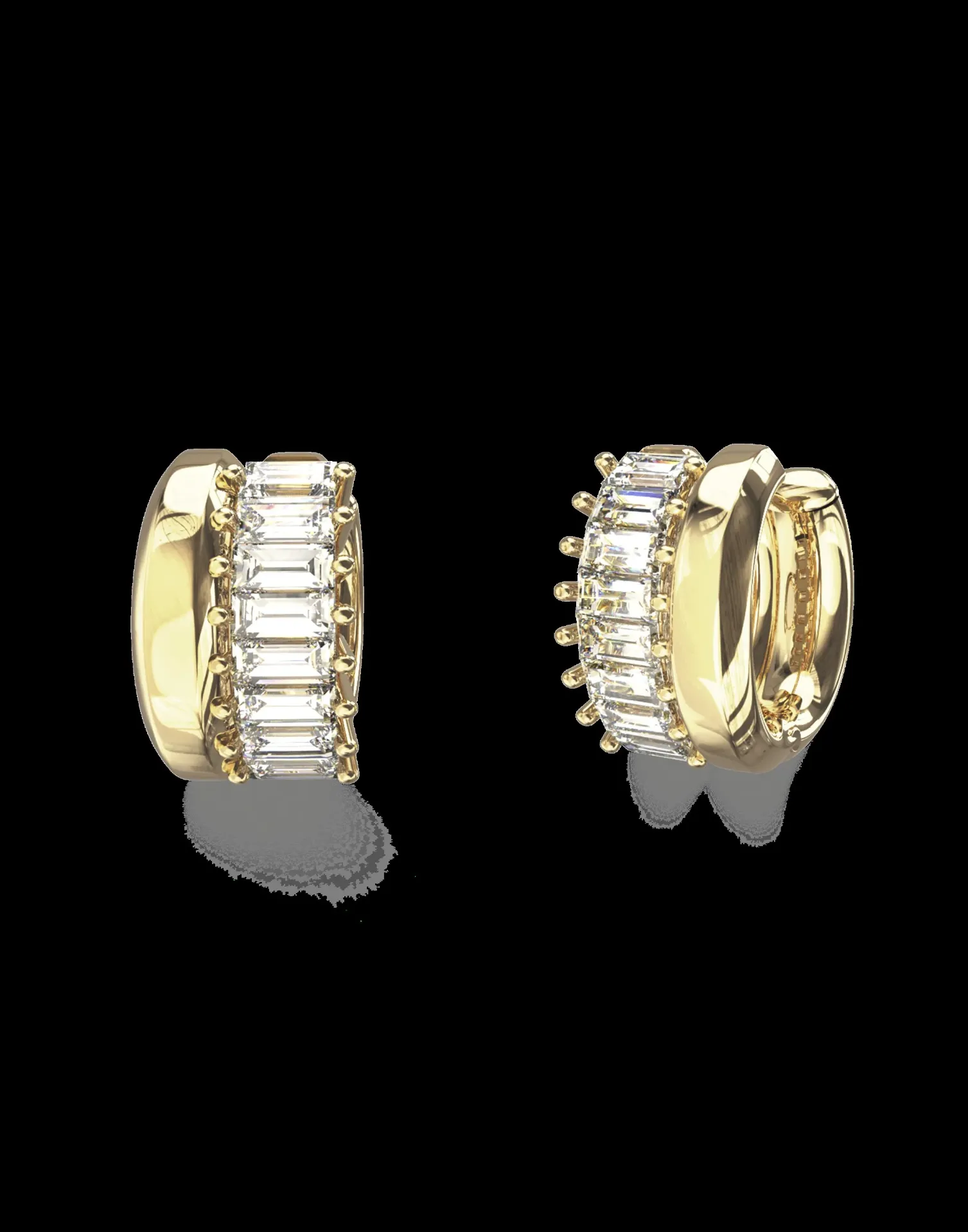 Pendientes dorados Guess