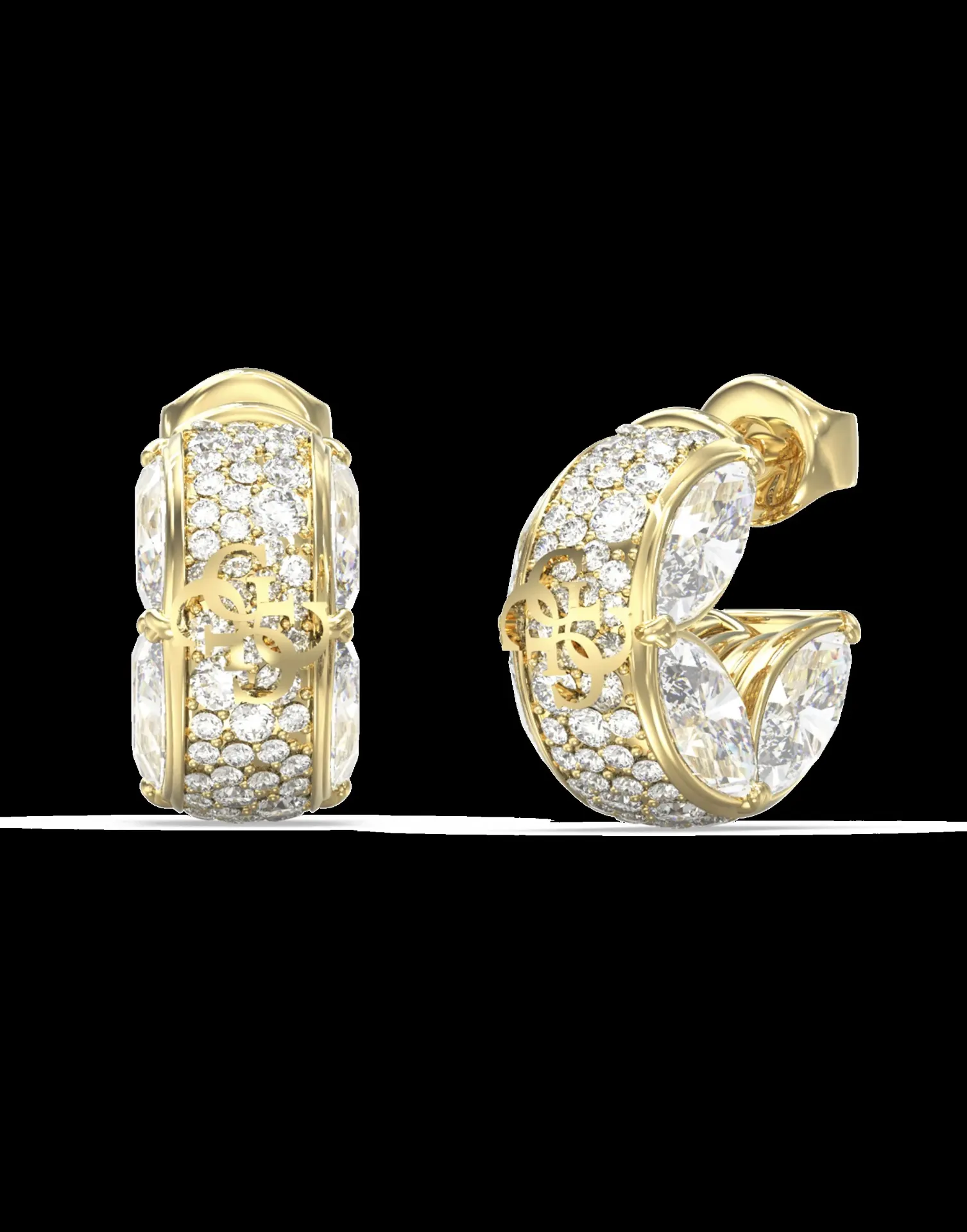 pendientes Guess  dorados