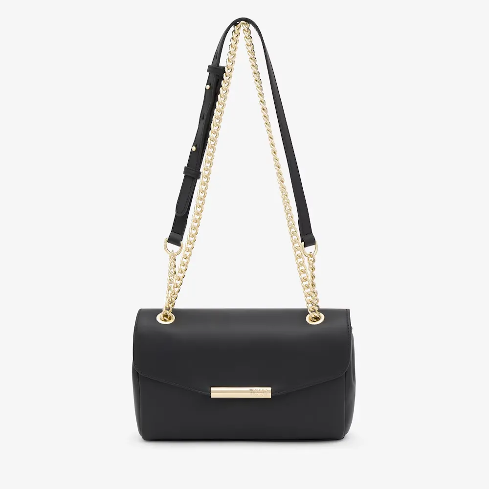 Bandolera s tous piel negro