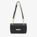 Bandolera s tous piel negro