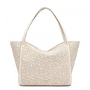 Capazo L kaos Mini Lines Beige