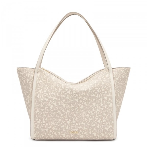 Capazo L kaos Mini Lines Beige