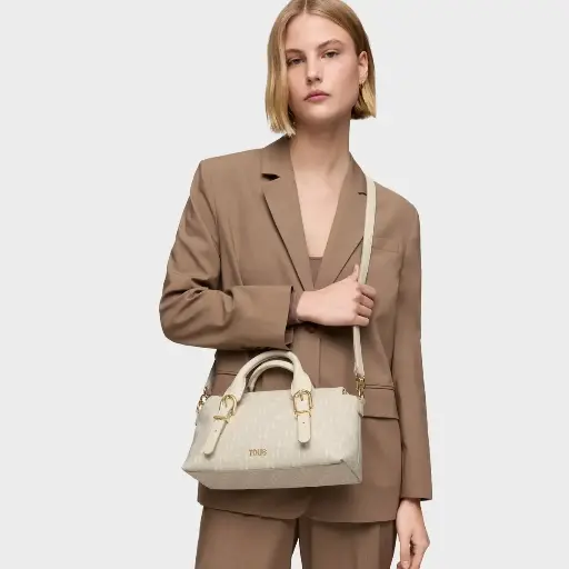 Bowling m Buckles Silhoute beige Tous 