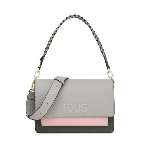 Bandolera  tous M Audree Saffiano Gris