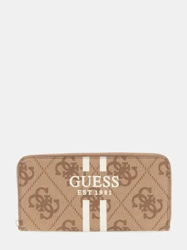 Maxi cartera Laurel con logotipo Guess
