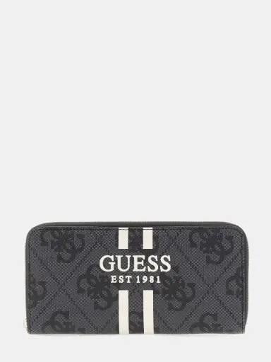 Maxi cartera Laurel con logotipo Guess