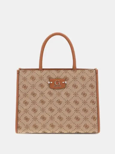 Bolso de mano Neda con logotipo 4 g peony Guess