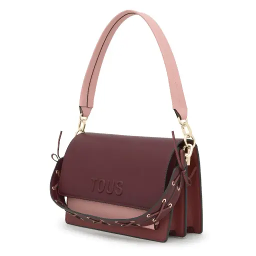 Bandolera m audree safiano burdeos 